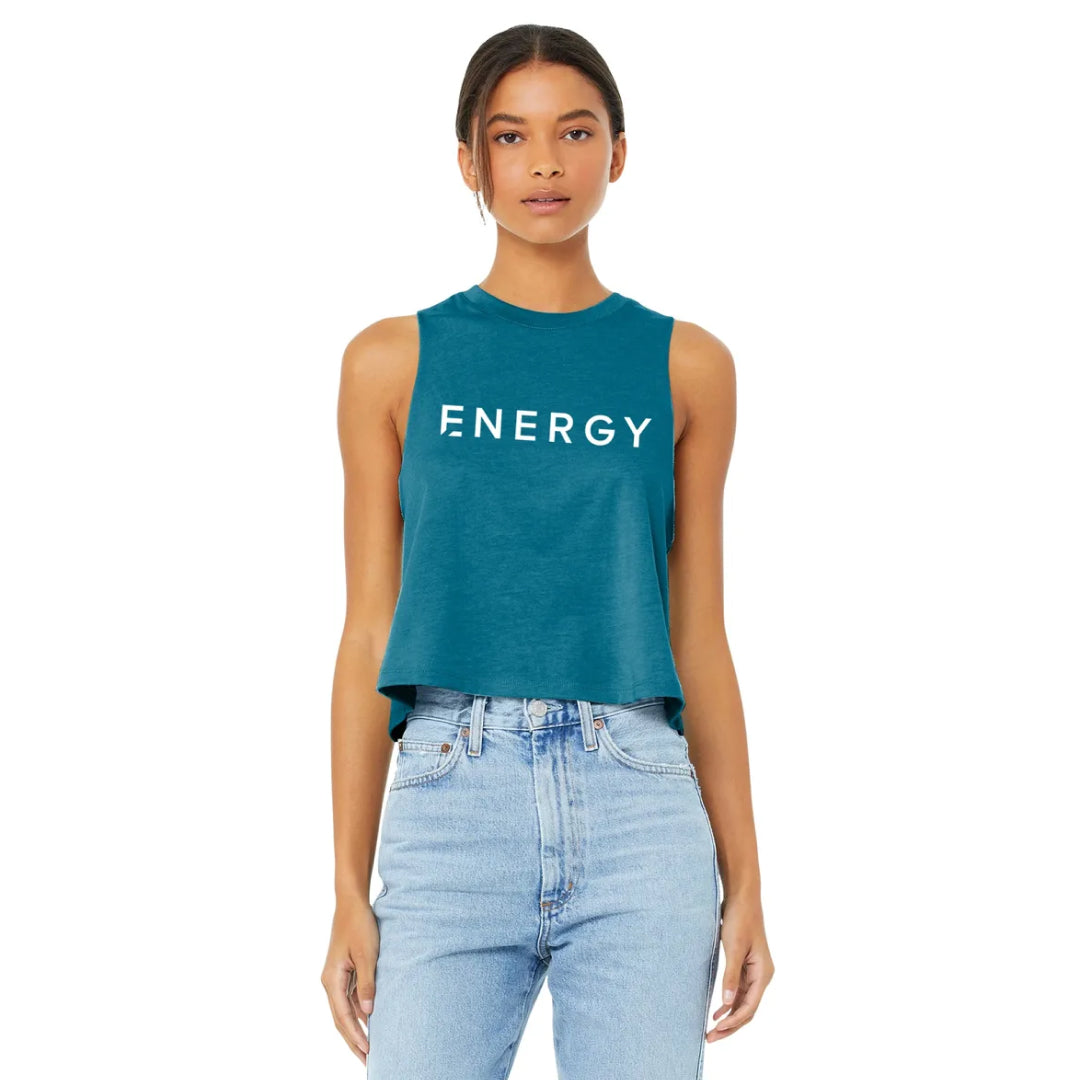 Ladies Racerback Cropped Tank