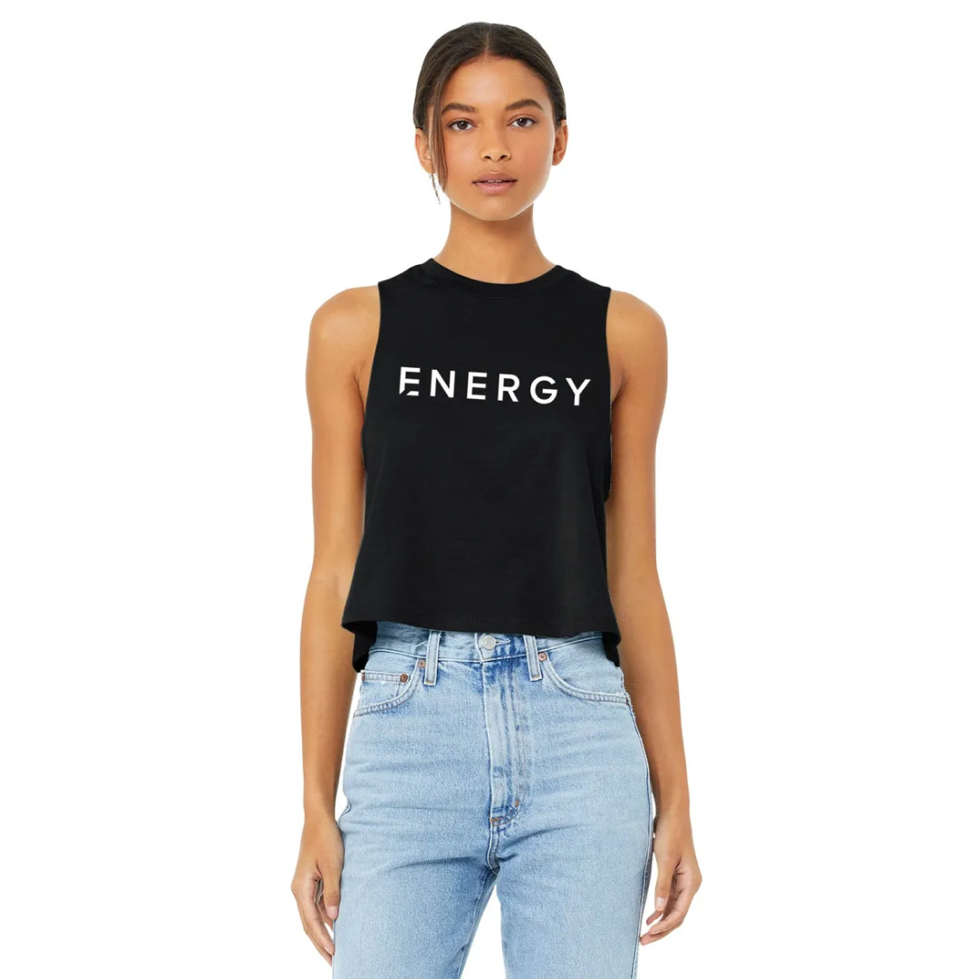 Ladies Racerback Cropped Tank