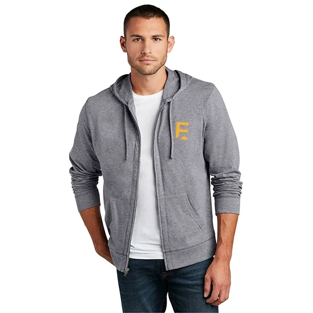 Energy Fitness Mens Full Zip Light Weight Hoodie