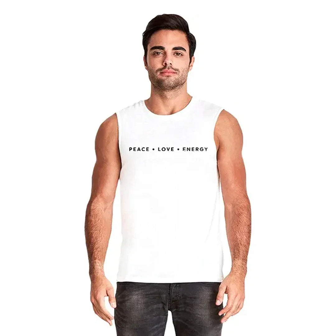 Energy Fitness Peace Mens Tank