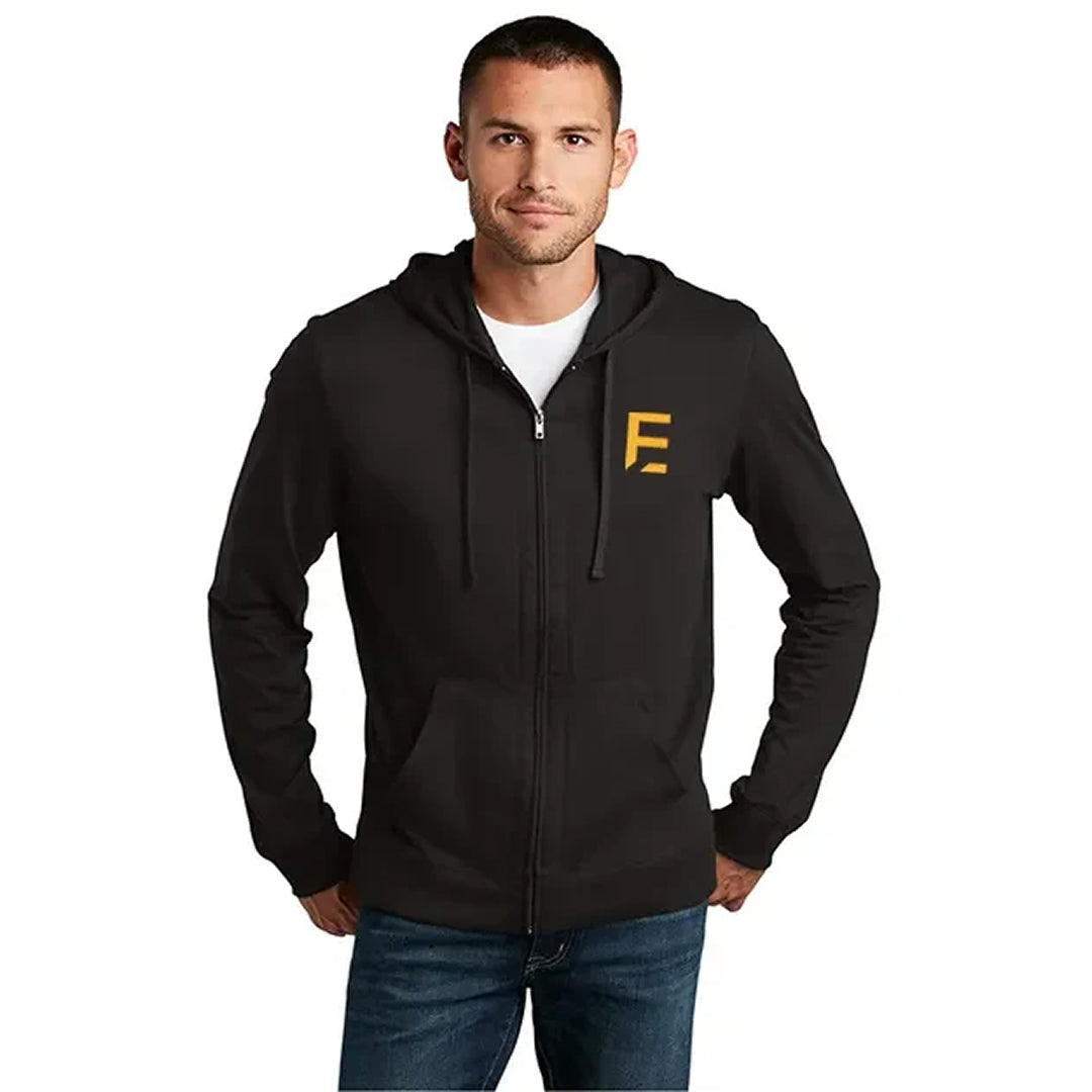 Energy Fitness Mens Full Zip Light Weight Hoodie