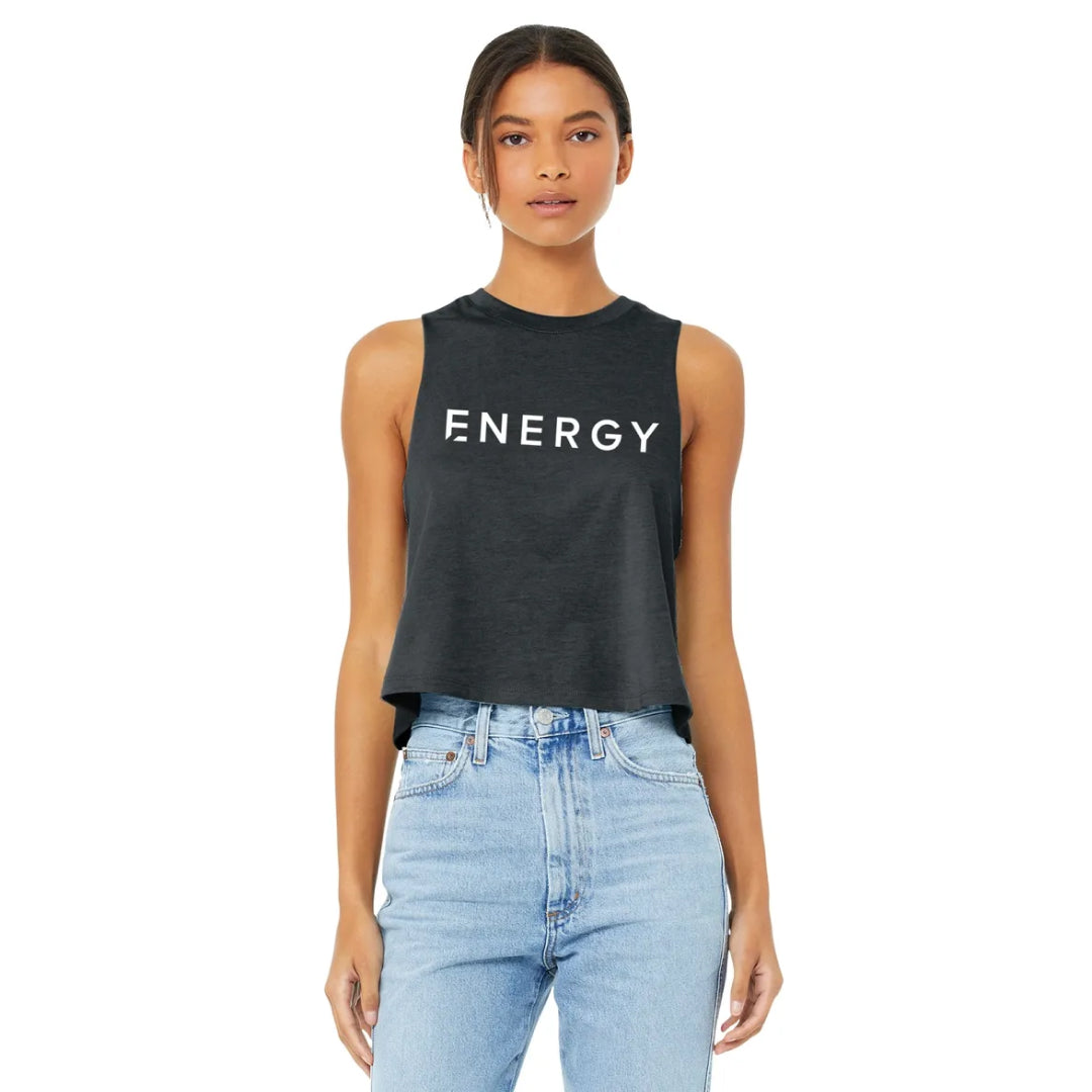 Ladies Racerback Cropped Tank